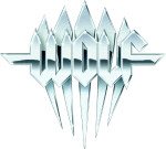 Wolf-bändin logo jäänsininen logo. Logossa lukee 