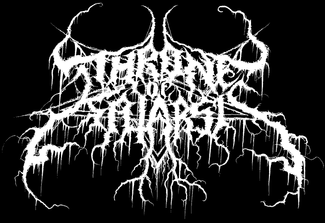 Kuvassa näkyy norjalaisen black metal -bändi Throne Of Katarsiksen logo. Logon piirtäneen henkilön nimeä ei ole tiedossa. Yhtye käyttää tätä logoa albumeillaan ja muilla julkaisuillaan. Throne Of Katarsiksen mustavalkoinen logo mustaa taustaa vasten valkoisella värillä. Logossa lukee rönsyilevin ja lukukelvottomin kirjaimin yhteyen nimi siten, että kukin nimen sanoista on omalla rivillään. Kuvan taustalla näkyy vaanivan ylösalaisin käänn