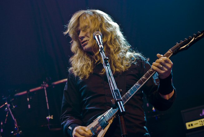Kuvassa Megadethin Dave Mustaine.